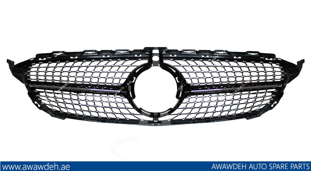 C CLASS RADIATOR GRILL WITH CAMERA BLACK